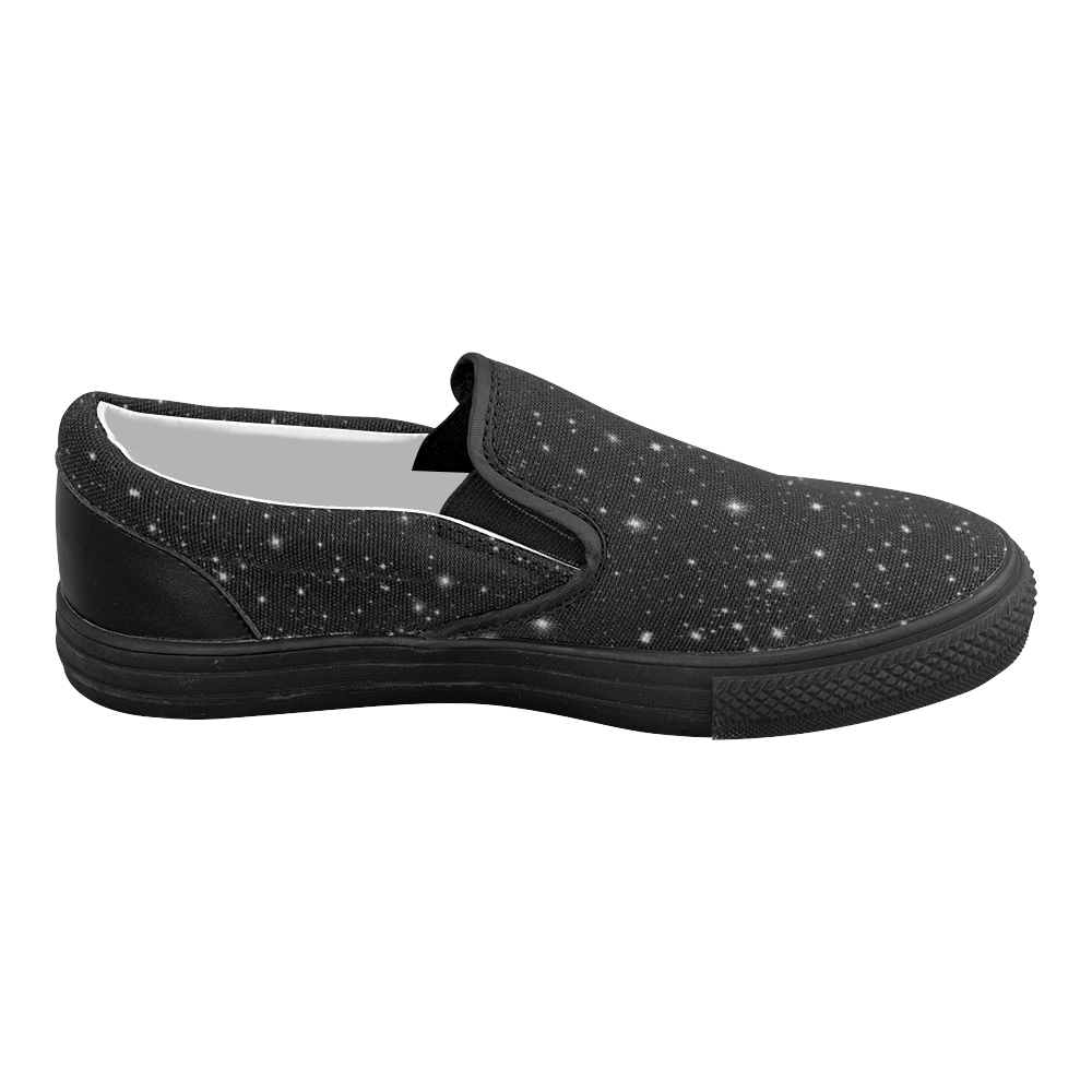 Stars in the Universe Women's Slip-on Canvas Shoes (Model 019)