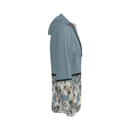 shihtzu jacket All Over Print Full Zip Hoodie for Women (Model H14)