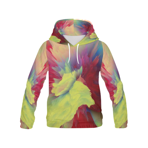Flower1 All Over Print Hoodie for Women (USA Size) (Model H13)