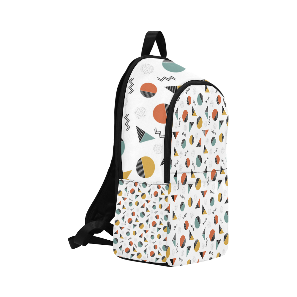 Geo Cutting Shapes Fabric Backpack for Adult (Model 1659)