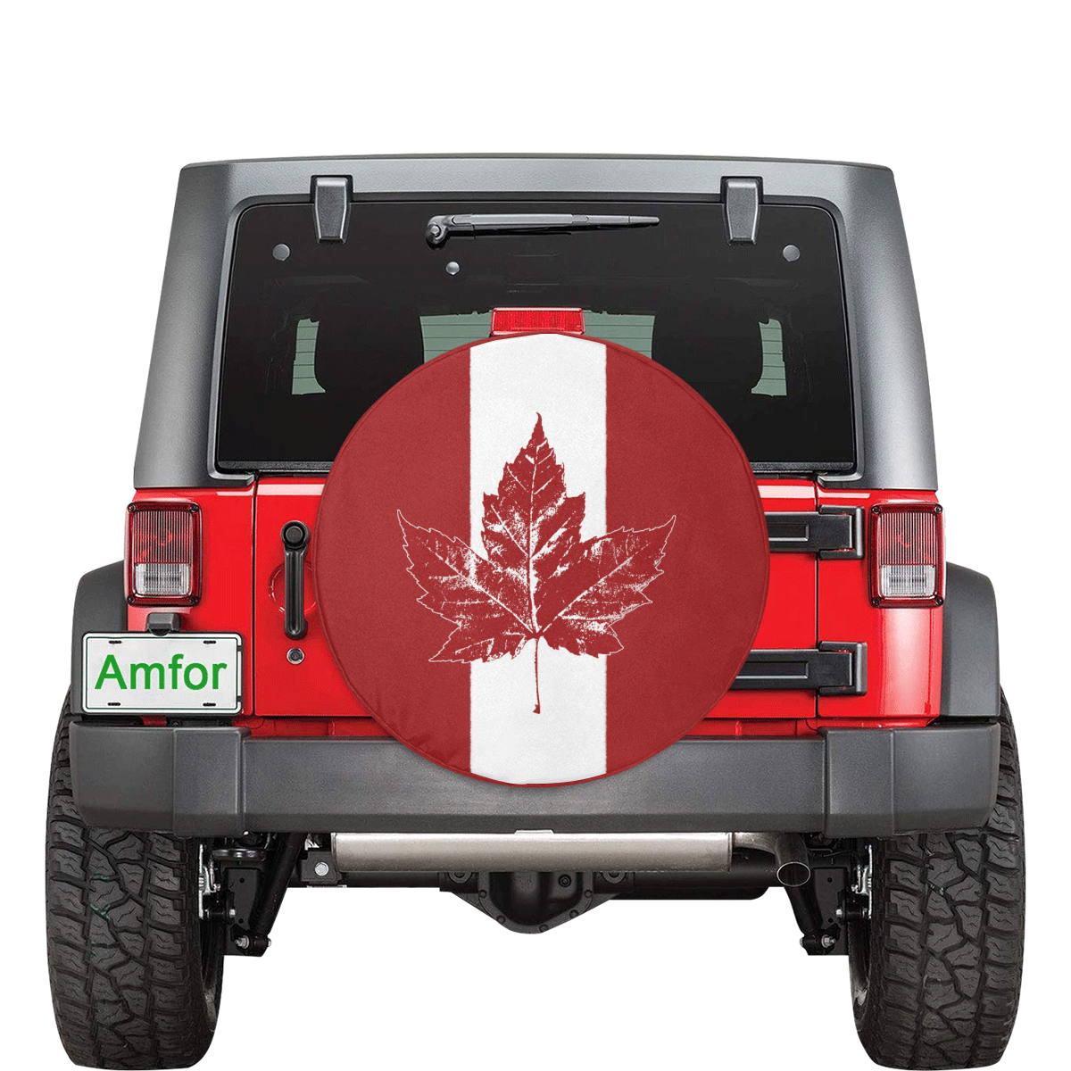 Cool Canada Flag 32 Inch Spare Tire Cover