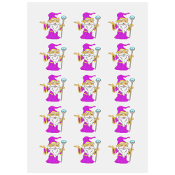Wizard Gnome Personalized Temporary Tattoo (15 Pieces)