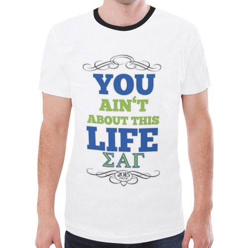 life New All Over Print T-shirt for Men (Model T45)