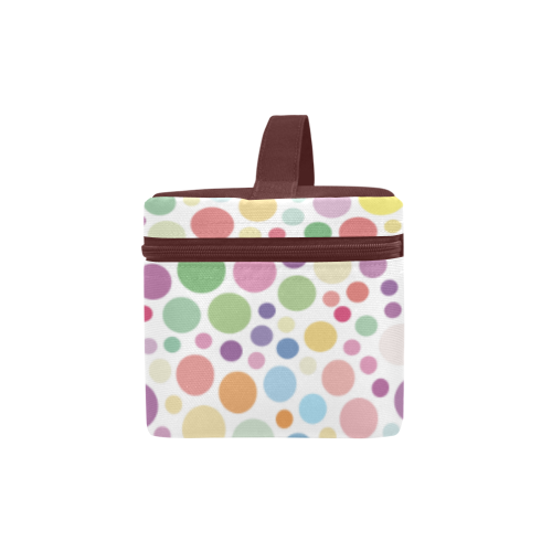 Colorful dot pattern Cosmetic Bag/Large (Model 1658)