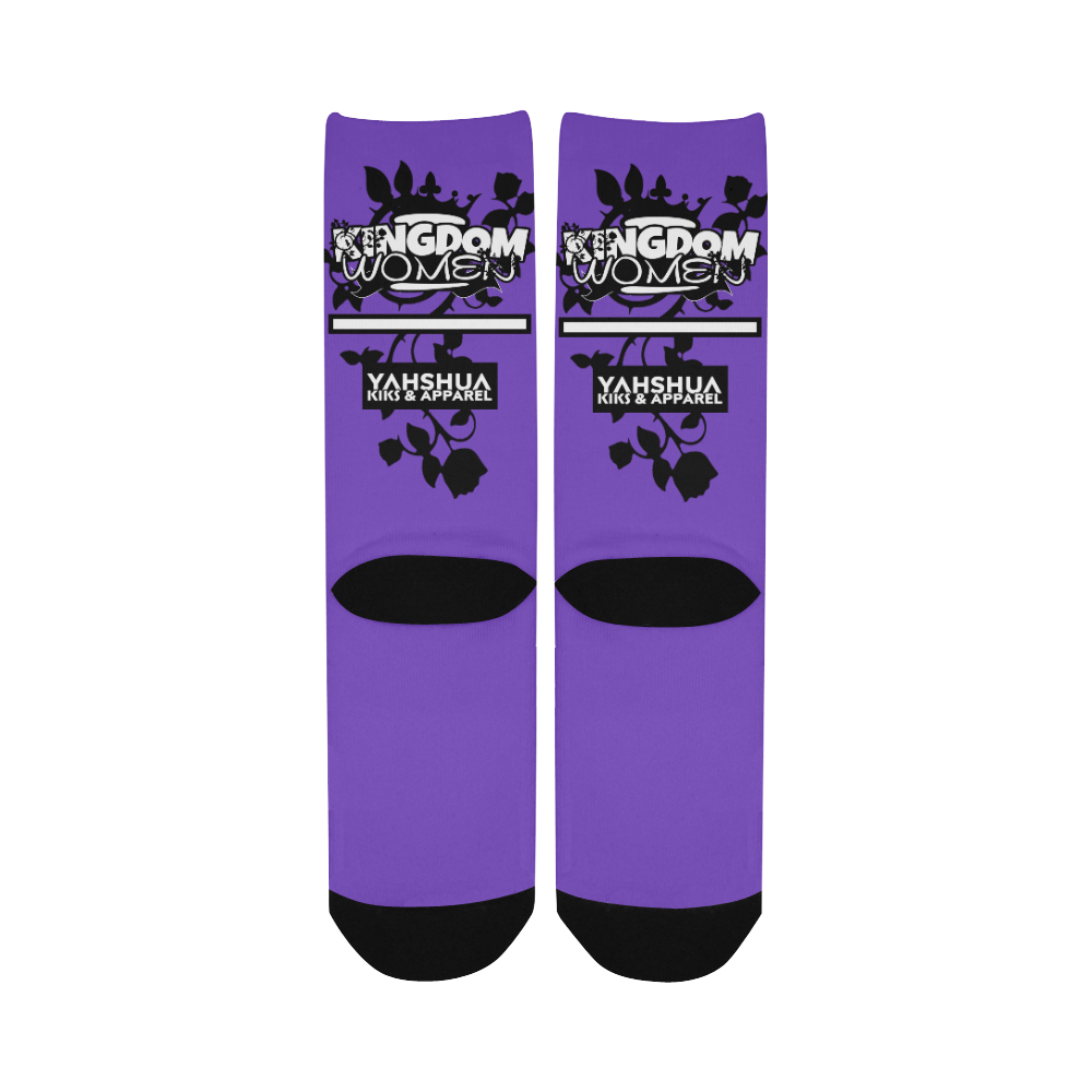 Purple Women's Custom Socks