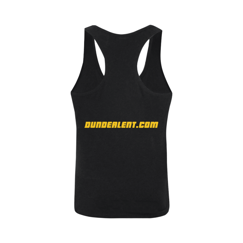 JShep/Dundeal Black Men's I-shaped Tank Top (Model T32)