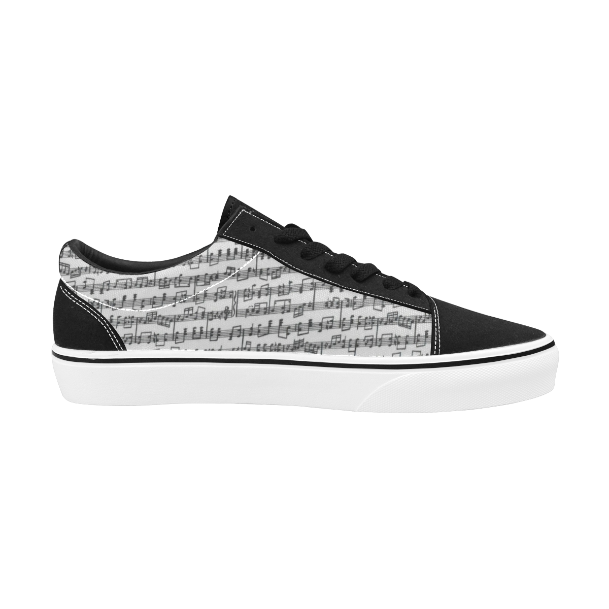 skate notes002 Women's Low Top Skateboarding Shoes (Model E001-2)