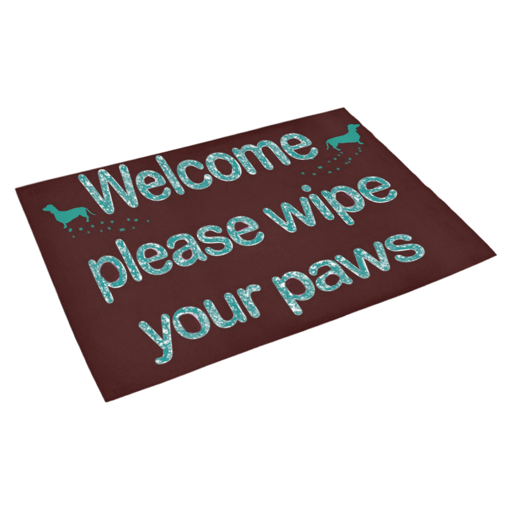 dachshund door mat Azalea Doormat 30" x 18" (Sponge Material)