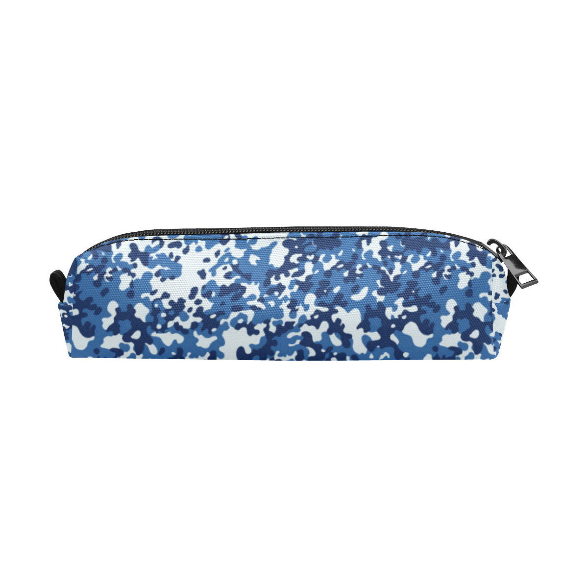 Digital Blue Camouflage Pencil Pouch/Small (Model 1681)