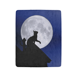 Moon Cat Ultra-Soft Micro Fleece Blanket 40"x50"