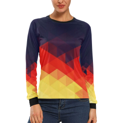 Color Art Women's All Over Print Long Sleeve T-shirt (Model T51)