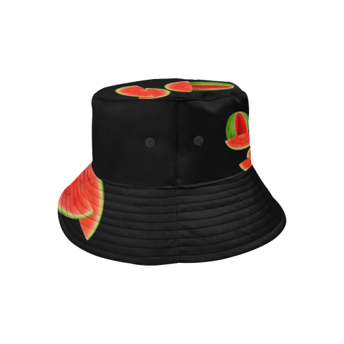 Watercolor Watermelon, red, green and sweet All Over Print Bucket Hat