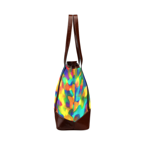 Colorful watercolors texture Tote Handbag (Model 1642)