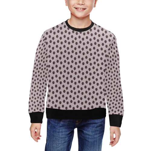 Purplesprinkles All Over Print Crewneck Sweatshirt for Kids (Model H29)