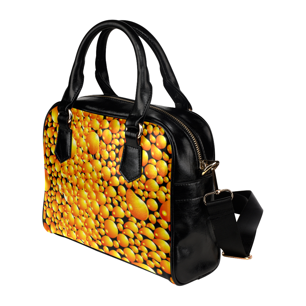 yellow bubble Shoulder Handbag (Model 1634)