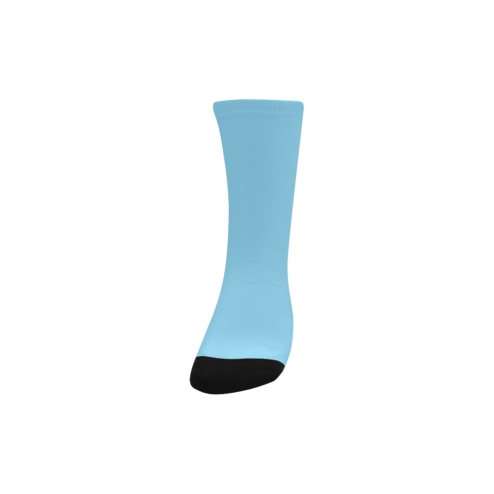 color baby blue Kids' Custom Socks