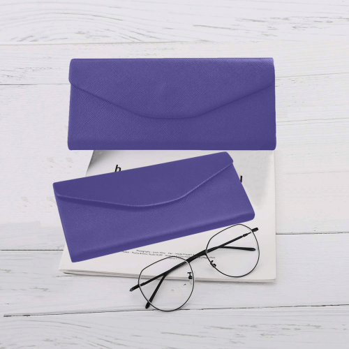 color dark slate blue Custom Foldable Glasses Case