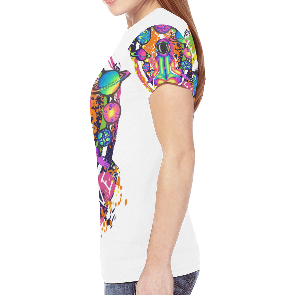 hippel 1 New All Over Print T-shirt for Women (Model T45)