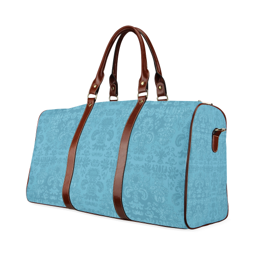 Paris Blue Waterproof Travel Bag/Small (Model 1639)