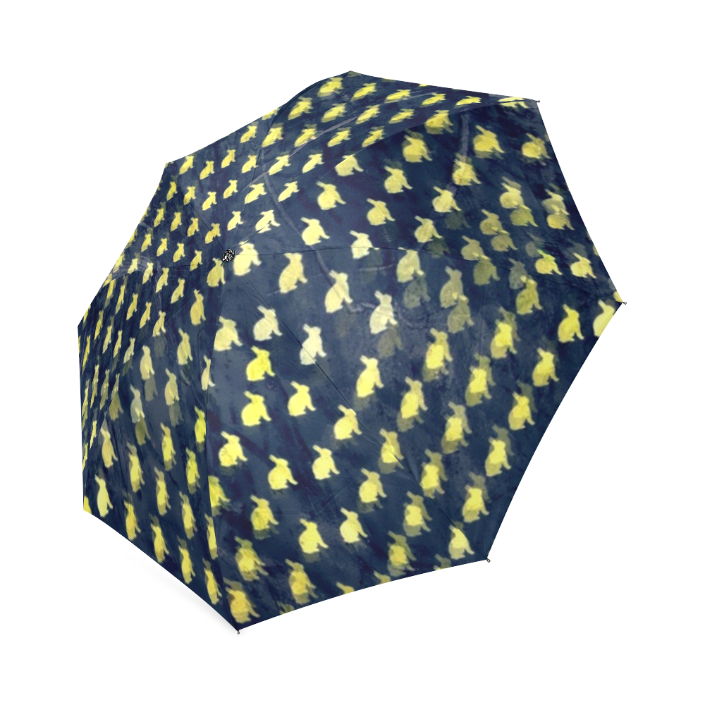 Bunny Pattern by K.Merske Foldable Umbrella (Model U01)