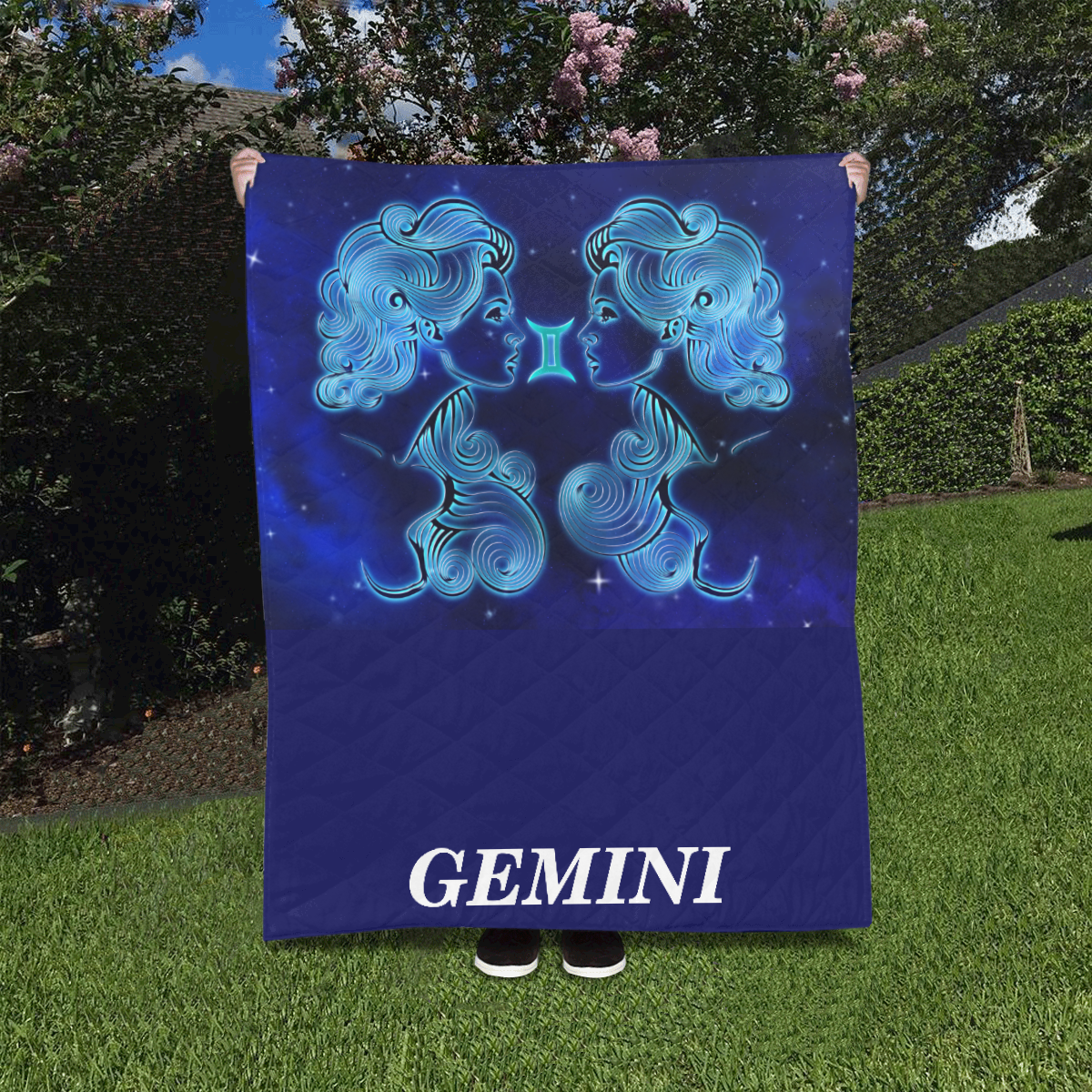 Gemini design Quilt 40"x50"