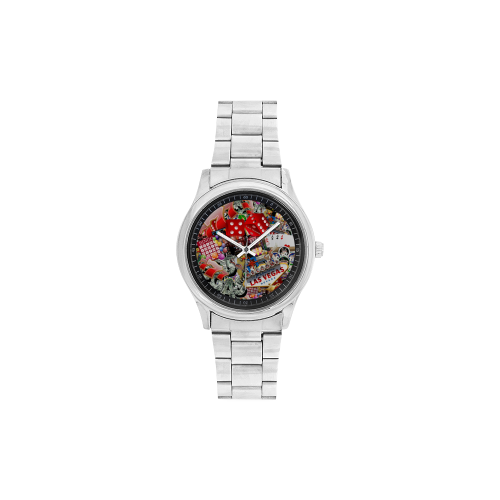 Las Vegas Icons - Gamblers Delight Men's Stainless Steel Watch(Model 104)