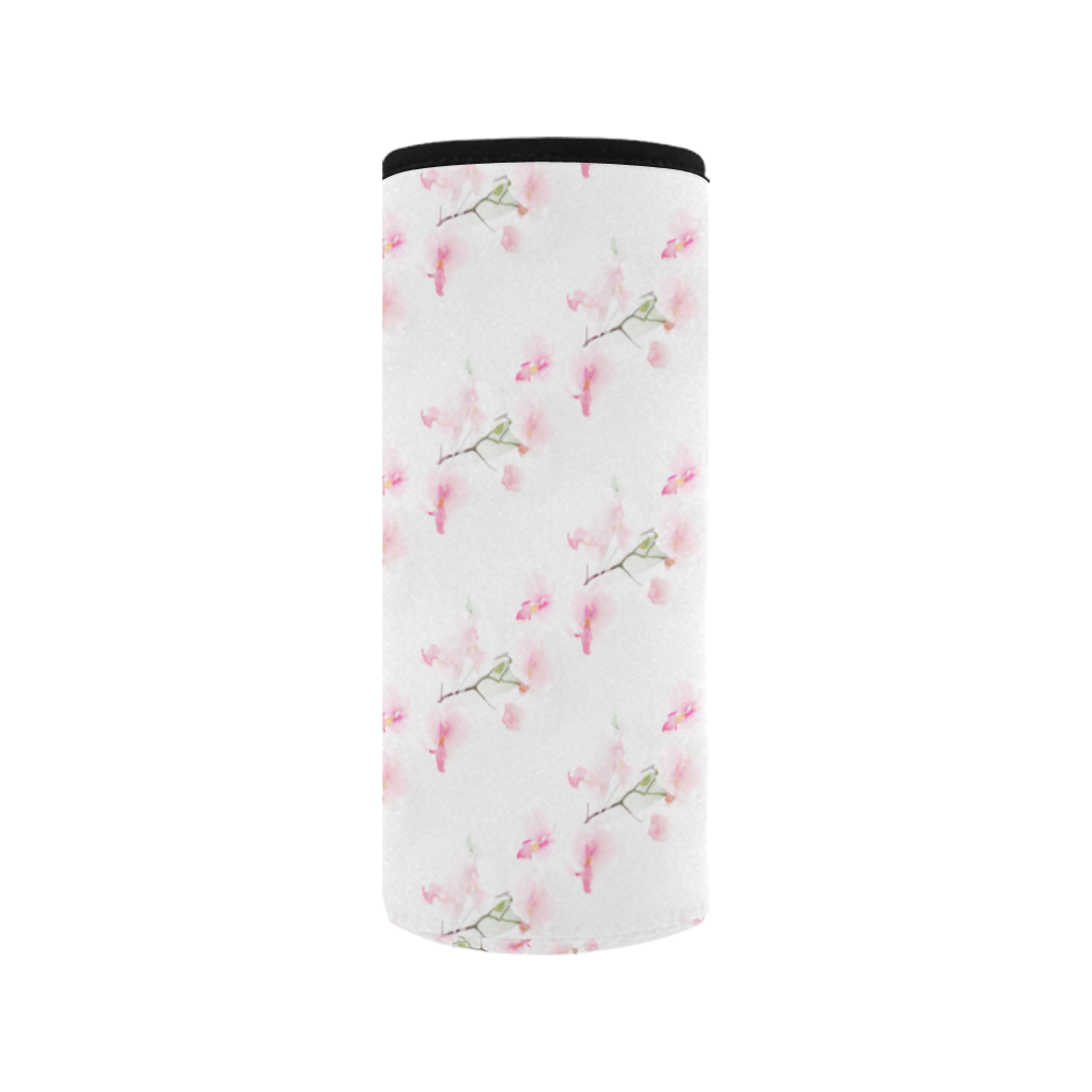 Pattern Orchidées Neoprene Water Bottle Pouch/Medium