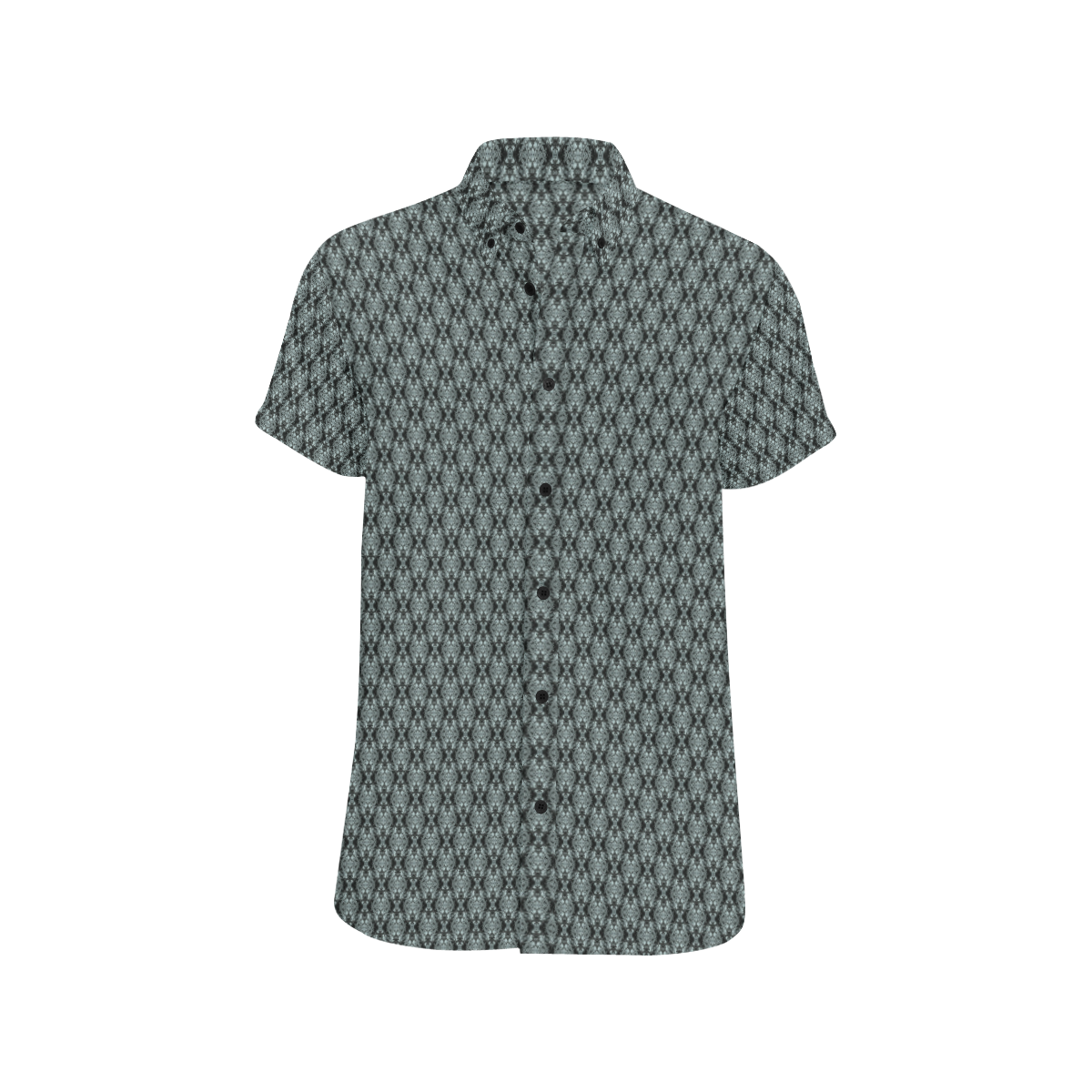 Model #107c| Men's All Over Print Short Sleeve Shirt (Model T53)