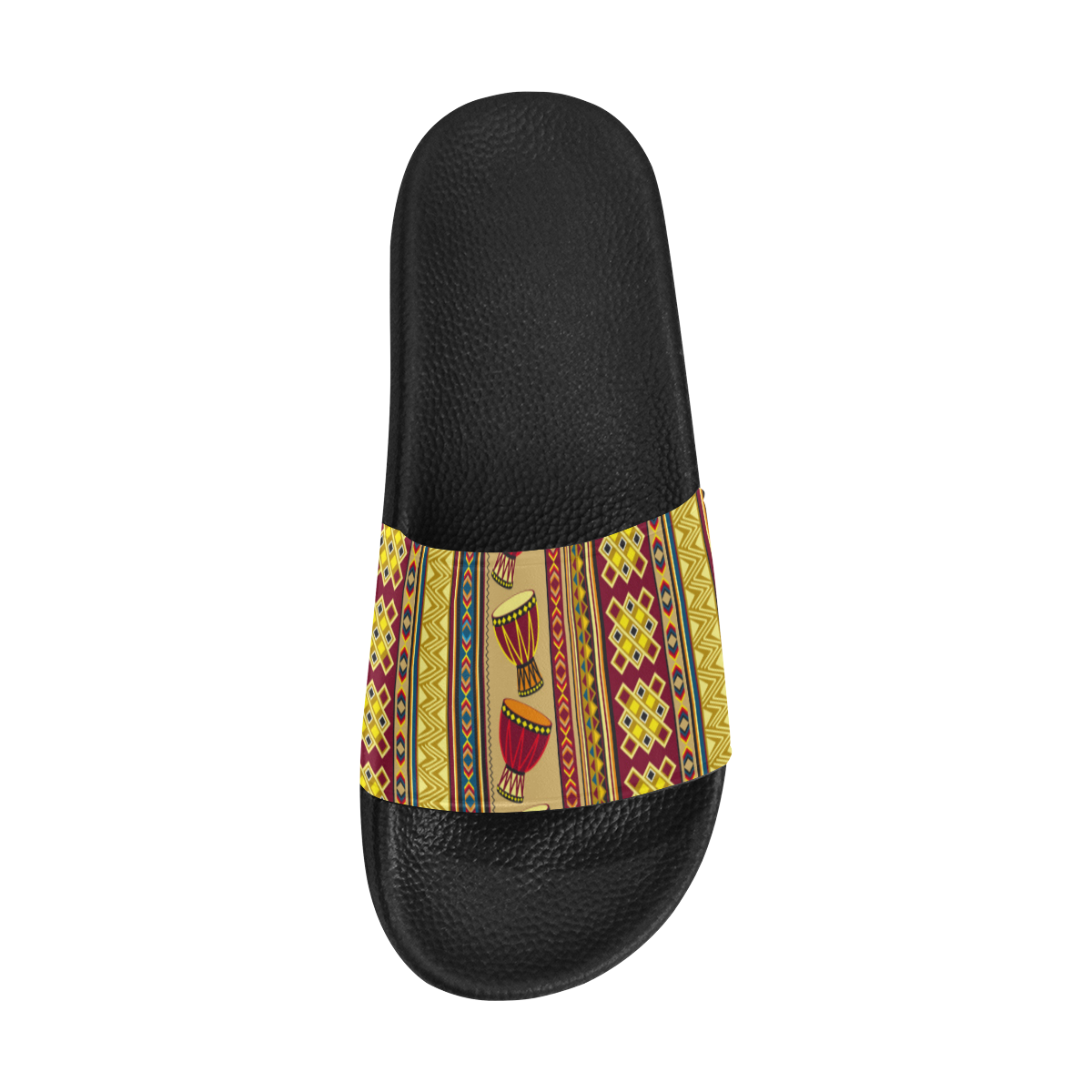 Traditional Africa Border Wallpaper Pattern 4 Women's Slide Sandals (Model 057)