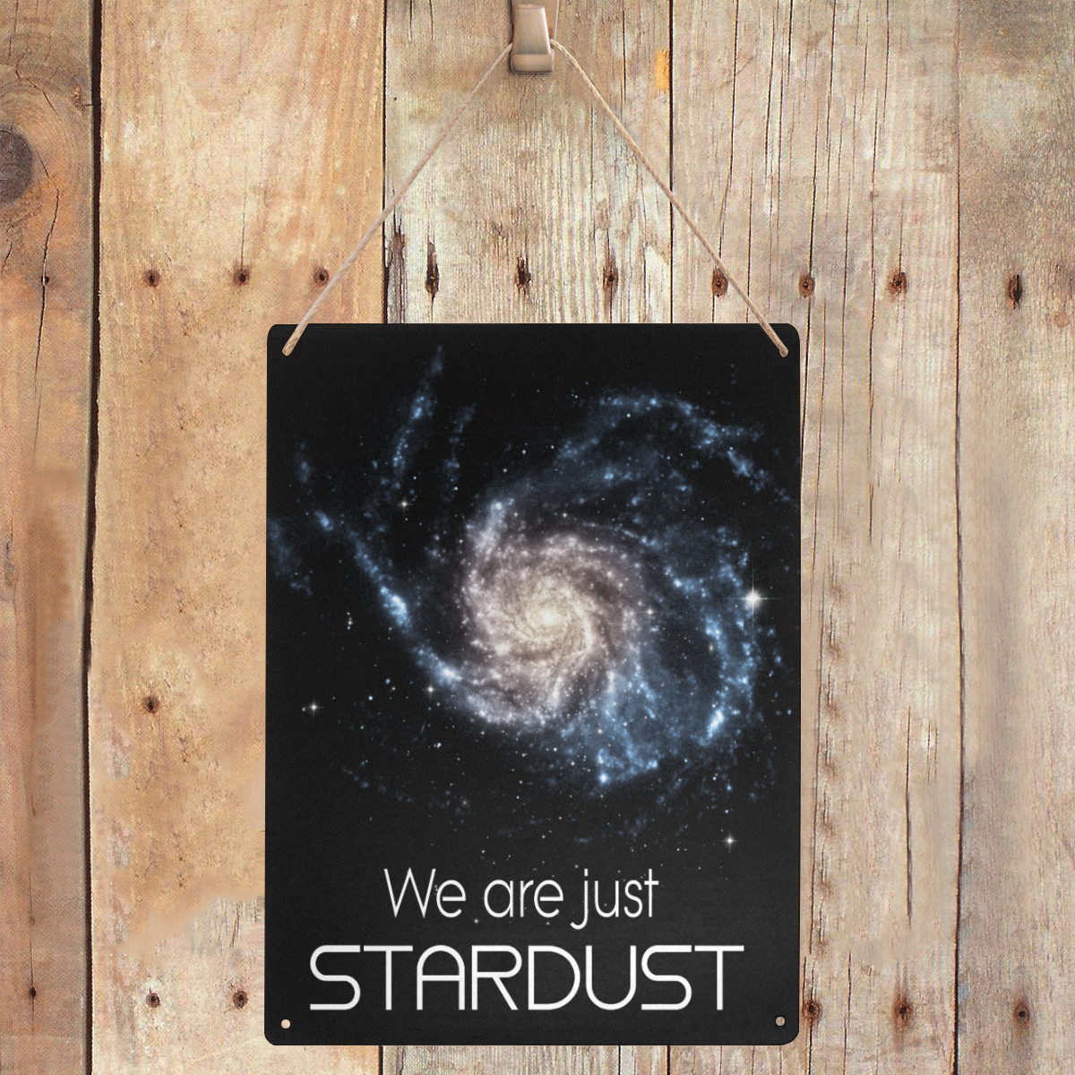We are Stardust Metal Tin Sign 12"x16"