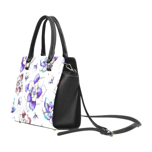 floral n Classic Shoulder Handbag (Model 1653)