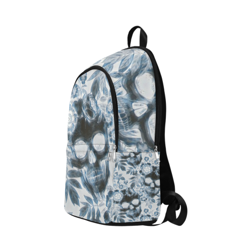 Woke Skulls Festival Blanco Fabric Backpack for Adult (Model 1659)