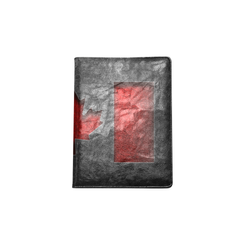 Canadian Flag Stone Texture Custom NoteBook B5