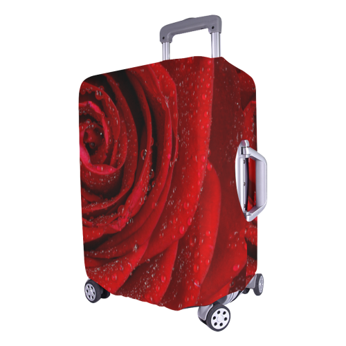 Red rosa Luggage Cover/Large 26"-28"