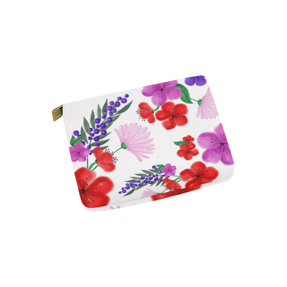 BUNCH OF FLOWERS Carry-All Pouch 6''x5''