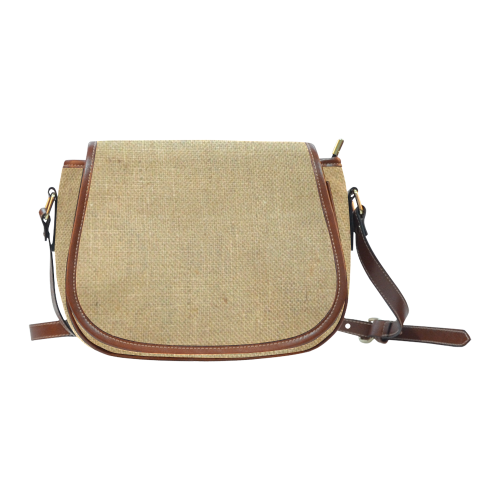 Burlap Coffee Sack Saddle Bag/Large (Model 1649)