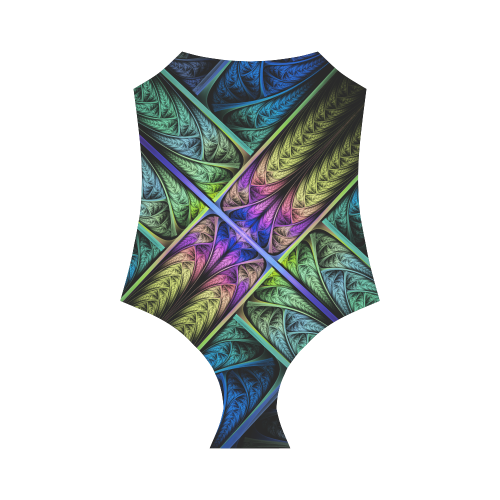 Classical Fractal Strap Swimsuit ( Model S05)