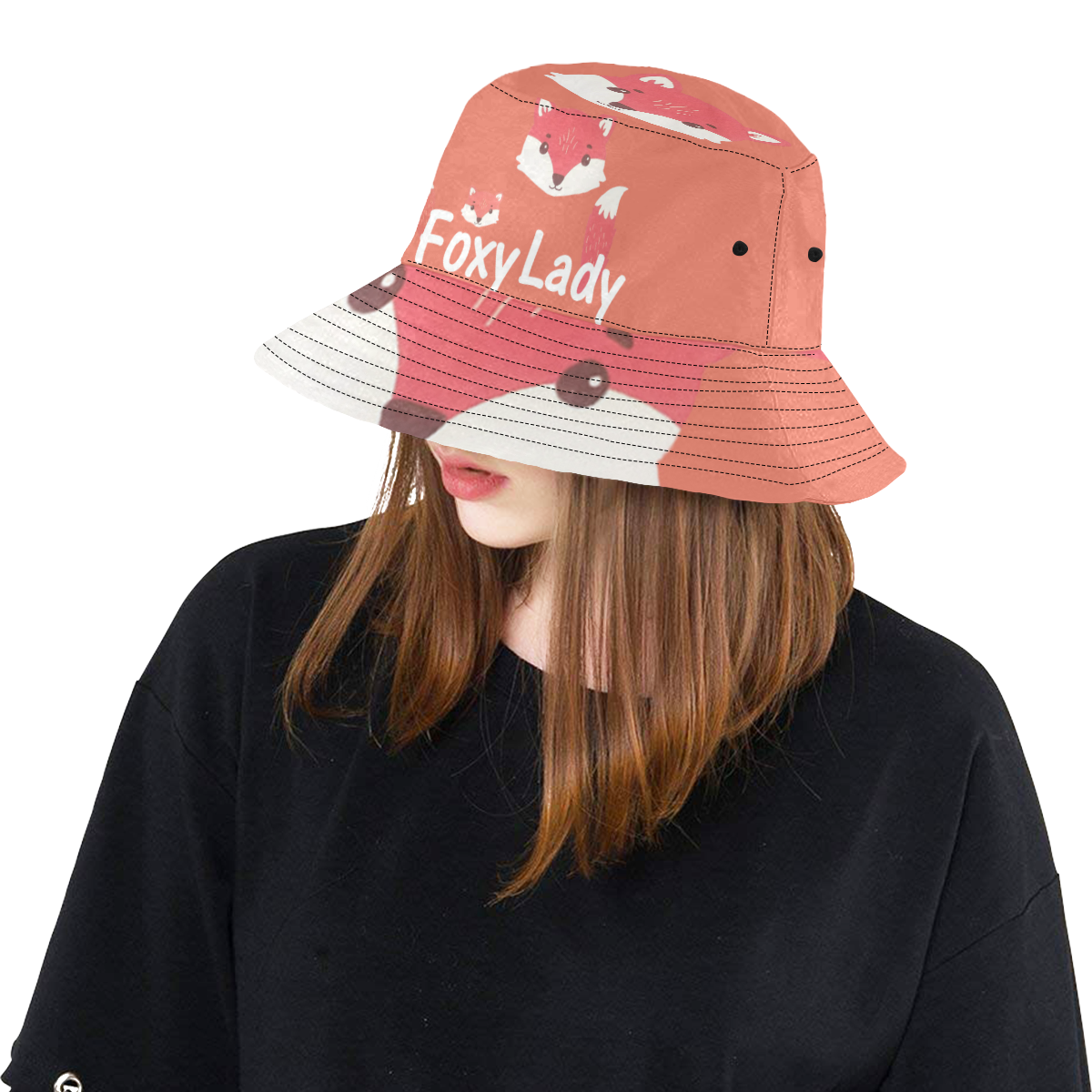 Funky Magic Foxy Lady All Over Print Bucket Hat