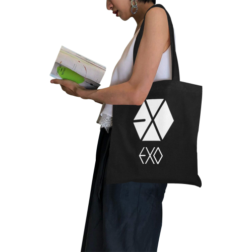 EXO All Over Print Canvas Tote Bag/Small (Model 1697)