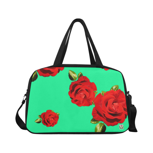 Fairlings Delight's Floral Luxury Collection- Red Rose Fitness Handbag 53086a14 Fitness Handbag (Model 1671)