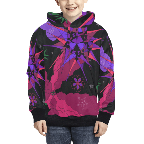 Abstract #9 2020 Kids' All Over Print Hoodie (Model H38)