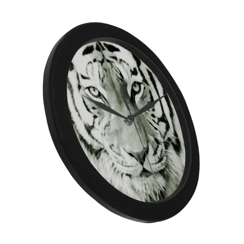Eye of The Tiger. Circular Plastic Wall clock