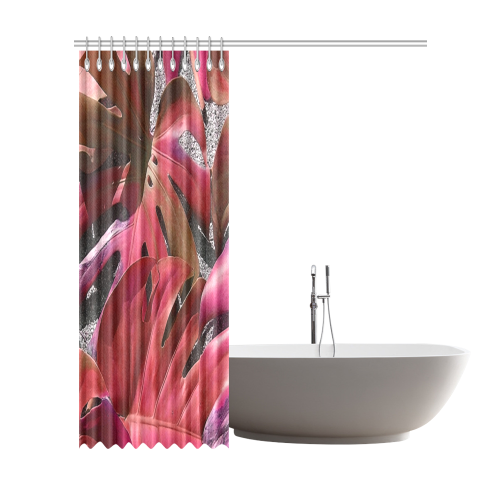 filandedron red shower curtain Shower Curtain 72"x84"