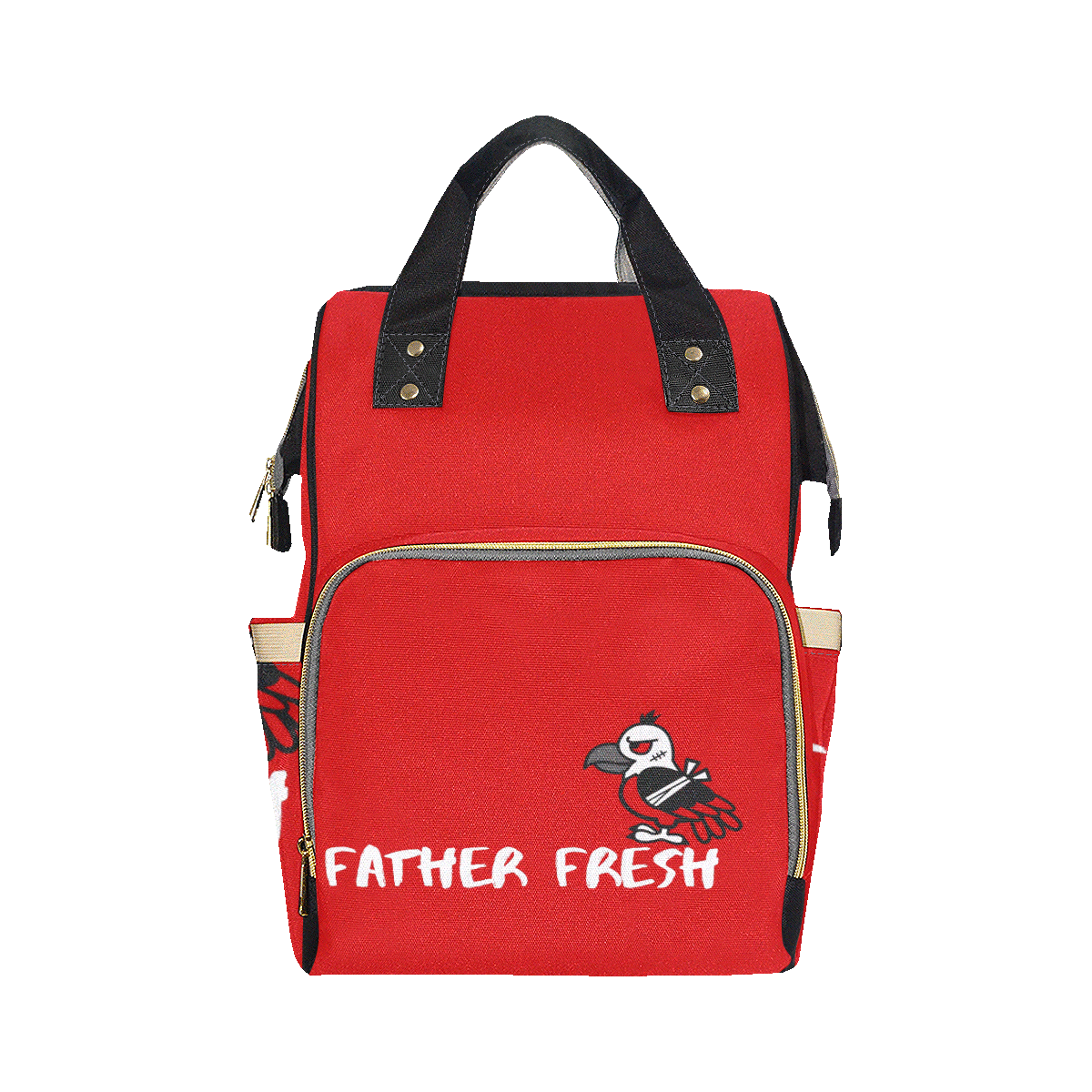 FATHER FRESH Multi-Function Diaper Backpack/Diaper Bag (Model 1688)