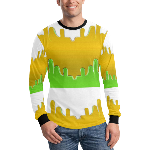 colors is beautiful Men's All Over Print Long Sleeve T-shirt (Model T51)