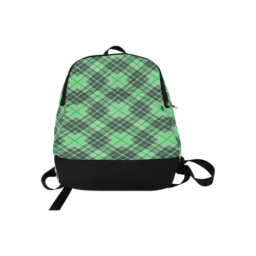 STRIPES LIGHT GREEN Fabric Backpack for Adult (Model 1659)
