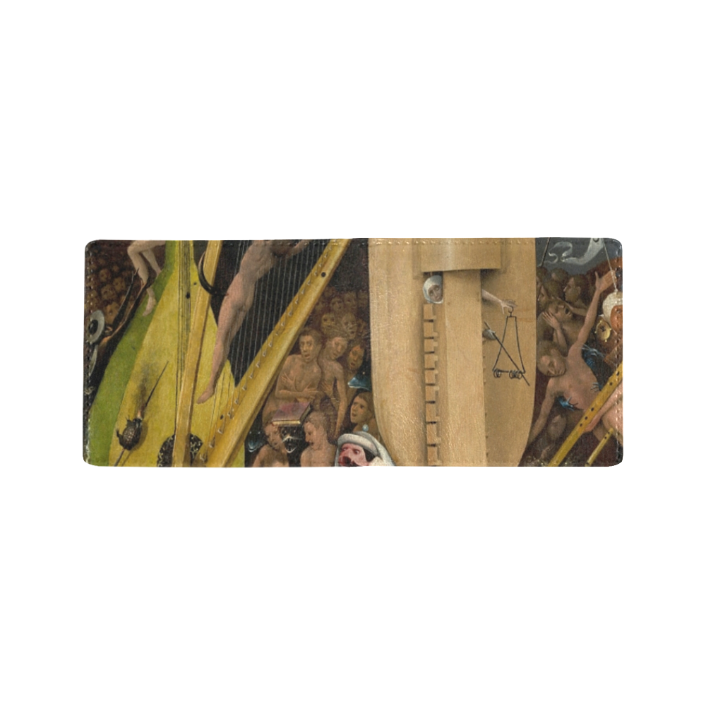 Hieronymus Bosch-The Garden of Earthly Delights (m Mini Bifold Wallet (Model 1674)