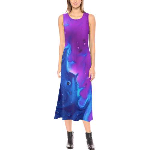 quixotic Phaedra Sleeveless Open Fork Long Dress (Model D08)