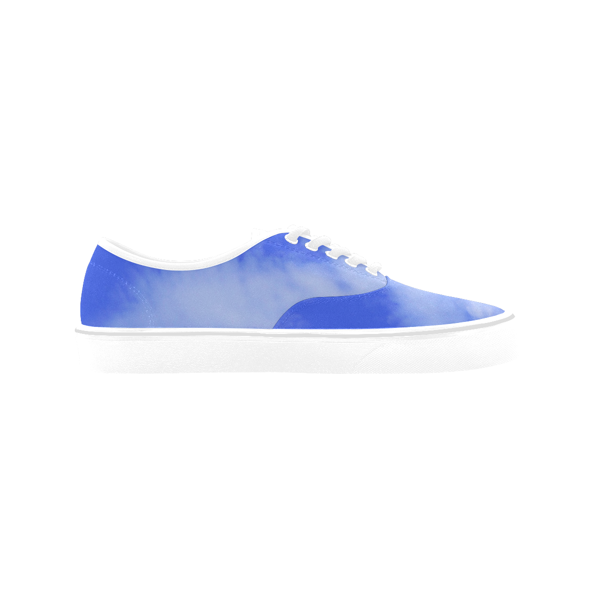 Blue Clouds Arts Classic Women's Canvas Low Top Shoes (Model E001-4)