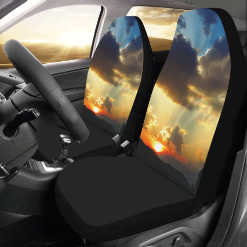 Bright sunset Car Seat Covers (Set of 2)